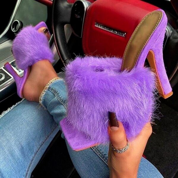 slippers 2021 spring summer open toe solid color high heels sandals outdoor plush candy women's shoes casual plus size 43, Black
slippers 2021 spring summer open toe solid color high heels sandals outdoor plush candy women's shoes casual plus size 43, Black