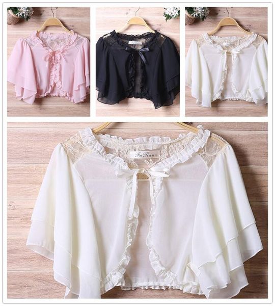 wraps & jackets white women short sleeve chiffon shrug bolero beach wedding bridal summer jacket elegant cape sun protection clothing
wraps & jackets white women short sleeve chiffon shrug bolero beach wedding bridal summer jacket elegant cape sun protection clothing