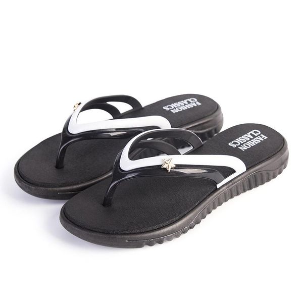 slippers herringbone women's leisure korean fashion external non slip clip foot sandals beach shoes, Black
slippers herringbone women's leisure korean fashion external non slip clip foot sandals beach shoes, Black