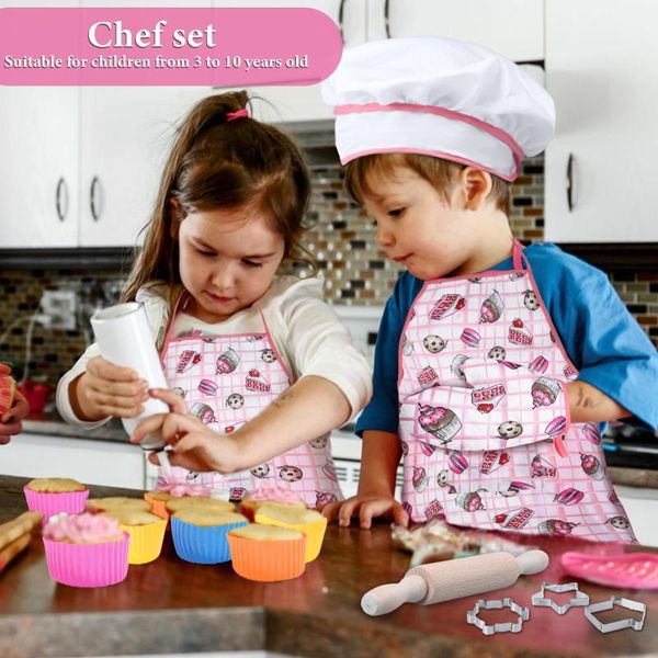 aprons 20pcs apron for little girls kids cooking baking set chef hat mi& utensil toddler dress up costume role play
aprons 20pcs apron for little girls kids cooking baking set chef hat mi& utensil toddler dress up costume role play
