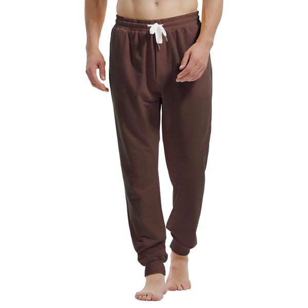 men's pants home casual sweatpants elastic waist with drawstring thread ankle jogging pant pocket for men streetwear chocolate, Black
men's pants home casual sweatpants elastic waist with drawstring thread ankle jogging pant pocket for men streetwear chocolate, Black