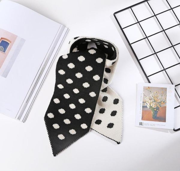 winter scarf women dot print knitted scarves wraps sharp angle shawls warm long narrow small skinny neckerchief, Blue;gray
winter scarf women dot print knitted scarves wraps sharp angle shawls warm long narrow small skinny neckerchief, Blue;gray