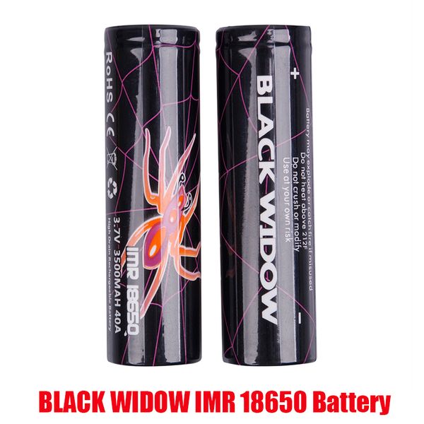 new black widow imr 18650 battery 3500mah 40a rechargable li-ion cell for electronic cigarette vape box mod 
new black widow imr 18650 battery 3500mah 40a rechargable li-ion cell for electronic cigarette vape box mod