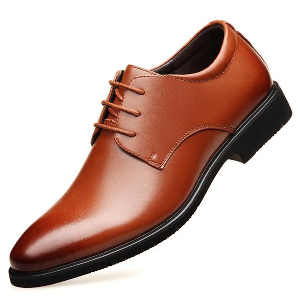 men's quality cowhide leather shoes british business extra size 38-48 soft man split dress, Black
men's quality cowhide leather shoes british business extra size 38-48 soft man split dress, Black