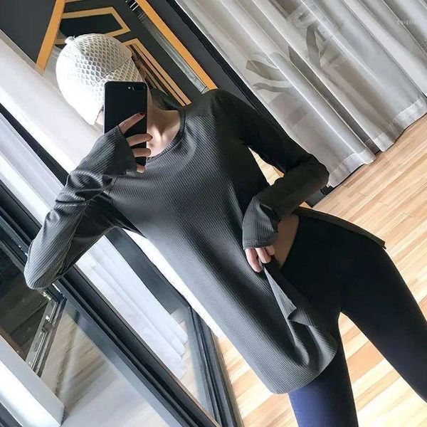 yoga outfit women's t-shirt fall loose solid quick-drying clothes fitness running casual blouse breathable long-sleeved sportswear
yoga outfit women's t-shirt fall loose solid quick-drying clothes fitness running casual blouse breathable long-sleeved sportswear