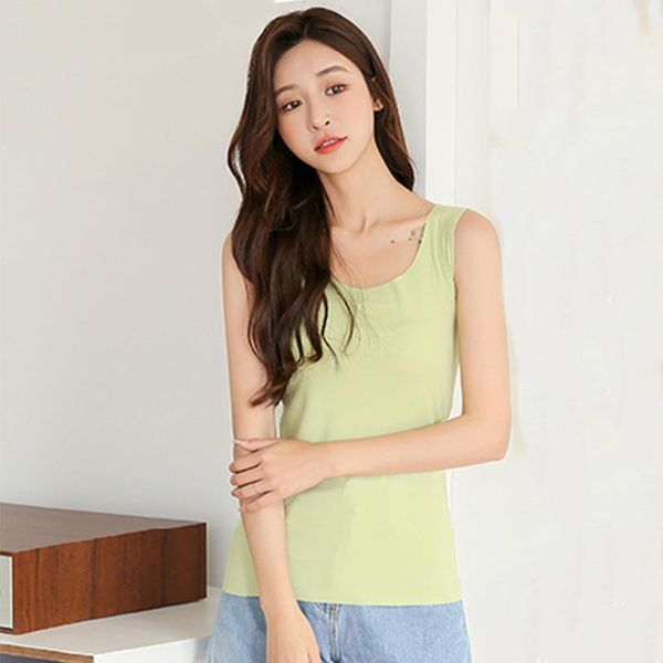 modal vest summer women solid sleeveless thin homewear o neck ladies camisole soft casual clothing for female 2021 fashion camisoles & tanks, Black;white
modal vest summer women solid sleeveless thin homewear o neck ladies camisole soft casual clothing for female 2021 fashion camisoles & tanks, Black;white