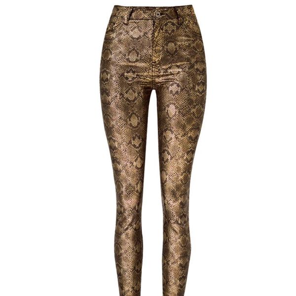 women's pants & capris trousers women jeans pencil slim stretch mujer casual snake skin pu dm001, Black;white
women's pants & capris trousers women jeans pencil slim stretch mujer casual snake skin pu dm001, Black;white