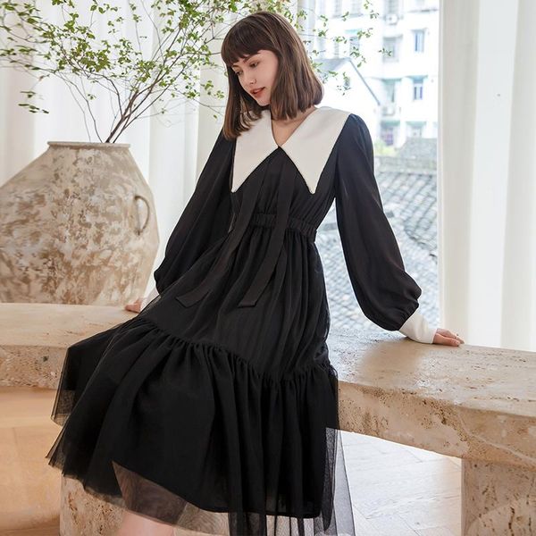 vintage women black dress elegant v-neck lantern sleeve empire slim straight mid-length 65974 casual dresses, Black;gray
vintage women black dress elegant v-neck lantern sleeve empire slim straight mid-length 65974 casual dresses, Black;gray