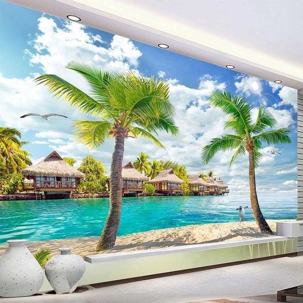 wallpapers custom mural wallpaper 3d stereo sea view coconut tree landscape painting fresco living room background wall papel de parede 3 d
wallpapers custom mural wallpaper 3d stereo sea view coconut tree landscape painting fresco living room background wall papel de parede 3 d