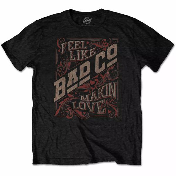 bad company feel like making love licensed men t-shirt, White;black
bad company feel like making love licensed men t-shirt, White;black