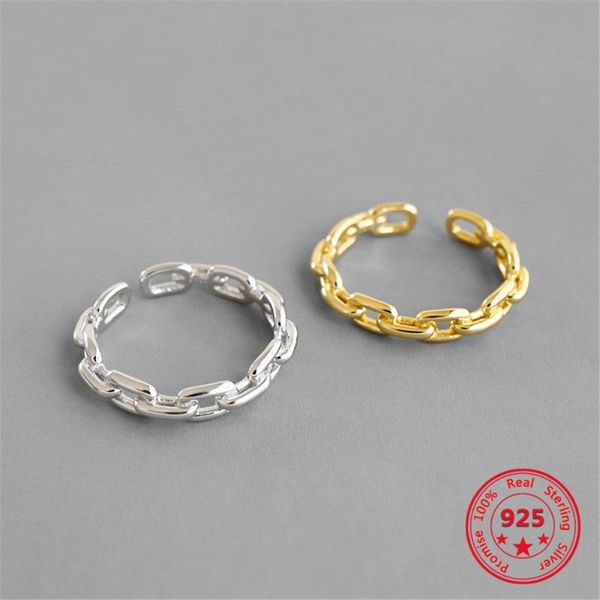 cluster rings korean version of 925 sterling silver ring ins simple style fashion wild chain design trend female models opening adjustable, Golden;silver
cluster rings korean version of 925 sterling silver ring ins simple style fashion wild chain design trend female models opening adjustable, Golden;silver