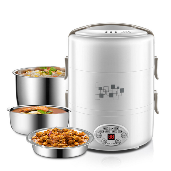 multifunction electric lunch box 3 layer stainless steel liner rice cooker 2l containers insulation heating dinnerware sets
multifunction electric lunch box 3 layer stainless steel liner rice cooker 2l containers insulation heating dinnerware sets