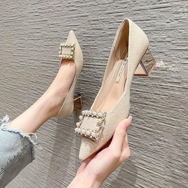 dress shoes autumn vinegar with rhinestone square buckle single women black high heels mid-heel professional soft-soled work
dress shoes autumn vinegar with rhinestone square buckle single women black high heels mid-heel professional soft-soled work