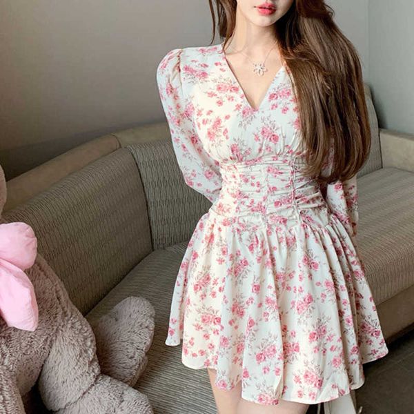 casual dresses chic summer elegant floral es women long sleeve vintage mini evening party korean fashion jcnb, Black;gray
casual dresses chic summer elegant floral es women long sleeve vintage mini evening party korean fashion jcnb, Black;gray
