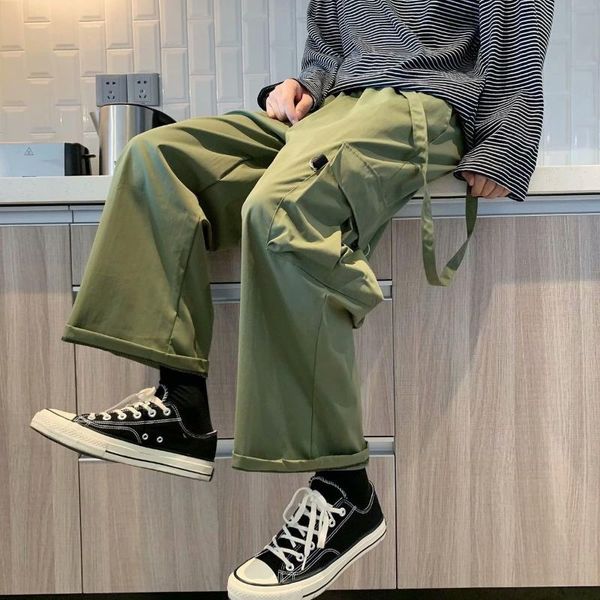 men's pants pr casual overalls 2021 autumn fashion men streetwear loose oversize korean hip hop trousers, Black
men's pants pr casual overalls 2021 autumn fashion men streetwear loose oversize korean hip hop trousers, Black