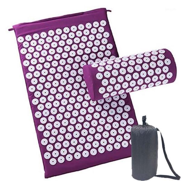acupressure mat massage yoga massager cushion relieve stress back body pain spike acupuncture massage1
acupressure mat massage yoga massager cushion relieve stress back body pain spike acupuncture massage1