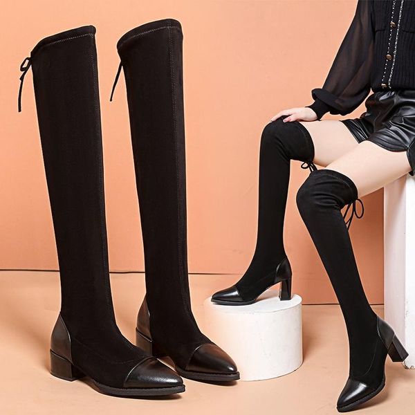 boots stiletto high heels over the knee women stretch thigh female spring autumn long shoes, Black
boots stiletto high heels over the knee women stretch thigh female spring autumn long shoes, Black