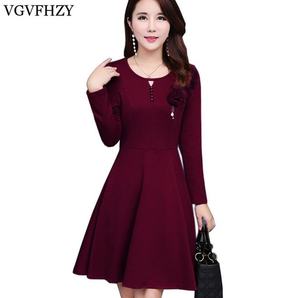casual dresses women simple a-line dress 2021 spring summer o-neck long sleeve elegnat solid vestidos ly704, Black;gray 
casual dresses women simple a-line dress 2021 spring summer o-neck long sleeve elegnat solid vestidos ly704, Black;gray