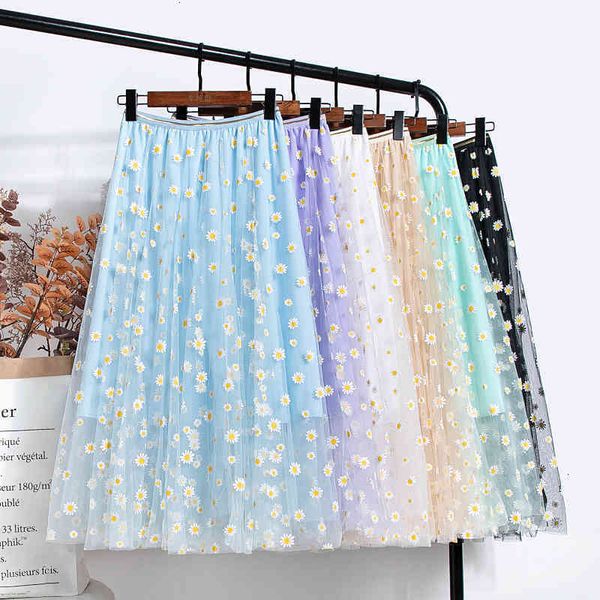 Skirts skirts Summer Daisy Floral Gauze Candy Flowers Cool Mesh Sweet A-line Pleated Maxi Long S QC93, Black
Skirts skirts Summer Daisy Floral Gauze Candy Flowers Cool Mesh Sweet A-line Pleated Maxi Long S QC93, Black