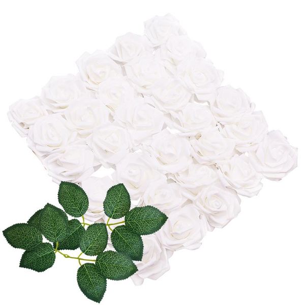 decorative flowers & wreaths 10/20/30 foam roses/silk leaves artificial bride bouquet flower gift for diy wedding party scrapbooking craft
decorative flowers & wreaths 10/20/30 foam roses/silk leaves artificial bride bouquet flower gift for diy wedding party scrapbooking craft