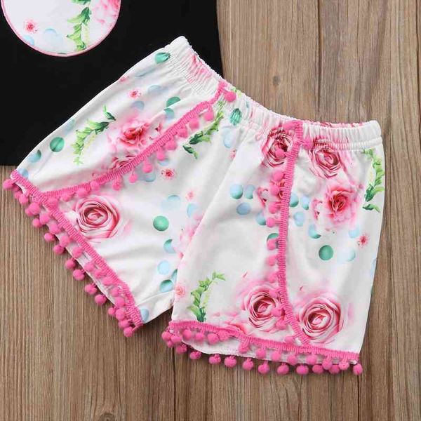 1 6t toddler baby summer outfits kids girl t shirt floral tassel short set, White
1 6t toddler baby summer outfits kids girl t shirt floral tassel short set, White