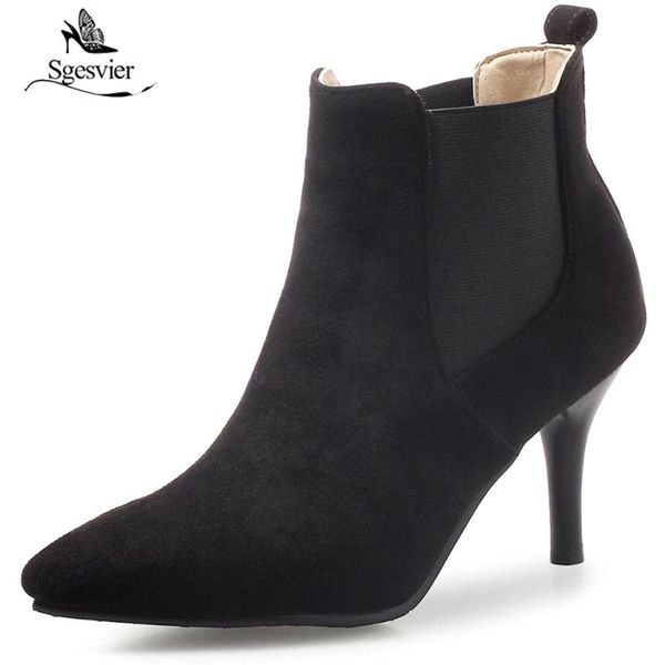 boots sgesvier women winter ankle pointed toe elastic thin heel black yellow short boot high female shoes ox599
boots sgesvier women winter ankle pointed toe elastic thin heel black yellow short boot high female shoes ox599