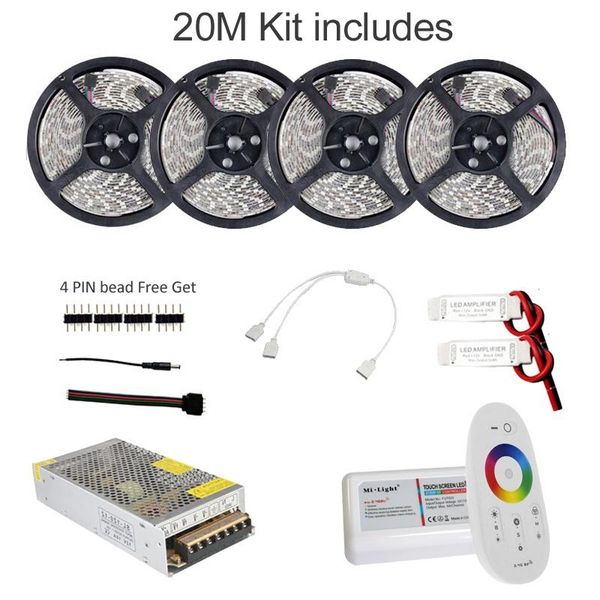 led strip rgb waterproof smd 60 leds/m tape dc 12v + rf remote dimmable controller power adapter 1set strips
led strip rgb waterproof smd 60 leds/m tape dc 12v + rf remote dimmable controller power adapter 1set strips