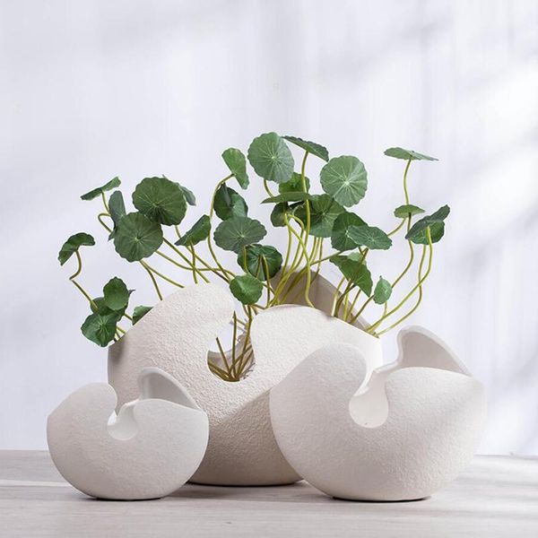 handmade ceramic vase creative nordic modern white eggshell flower arrangement crafts decorative ornaments vases
handmade ceramic vase creative nordic modern white eggshell flower arrangement crafts decorative ornaments vases