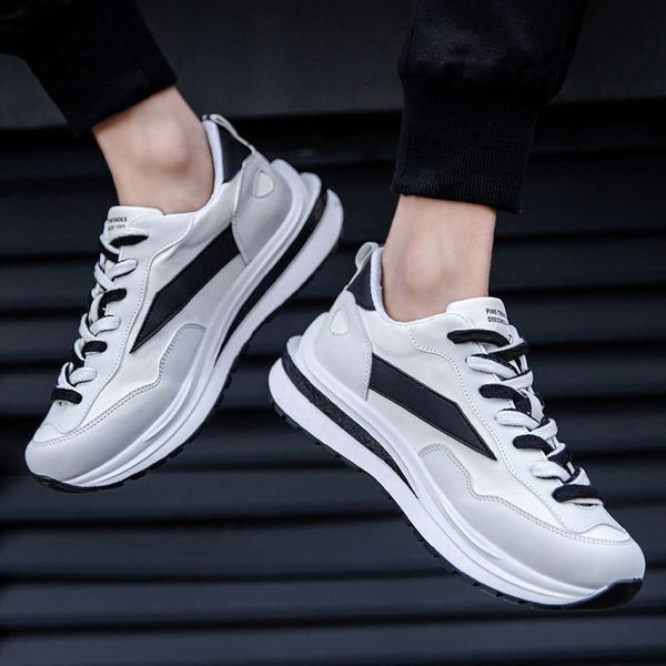 casual shoes ins2021 spring new shoes men's leather splicing casual sports casual thick soled 8htq, Black
casual shoes ins2021 spring new shoes men's leather splicing casual sports casual thick soled 8htq, Black