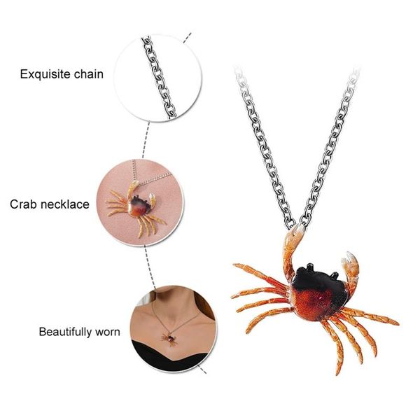 pendant necklaces 2021 lovely red crystal crab necklace charm austrian jewelry, Silver
pendant necklaces 2021 lovely red crystal crab necklace charm austrian jewelry, Silver