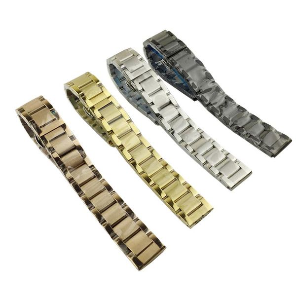 watch bands accessories three bead stainless steel solid strap double press butterfly buckle 16 20 22 23 mm men's and women's, Black;brown
watch bands accessories three bead stainless steel solid strap double press butterfly buckle 16 20 22 23 mm men's and women's, Black;brown