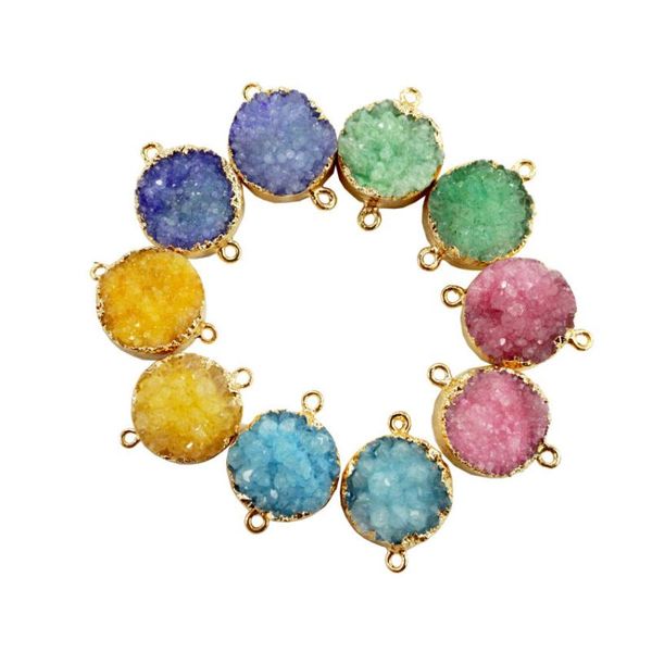 pendants 20mm mixed colors quartz crystal bead natural druzys agates stone carnelian connector diy jewelry making, Black
pendants 20mm mixed colors quartz crystal bead natural druzys agates stone carnelian connector diy jewelry making, Black