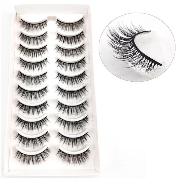 false eyelashes 10pairs 3d multilayer lashes natural long cross handmade reusable extension for makeup
false eyelashes 10pairs 3d multilayer lashes natural long cross handmade reusable extension for makeup