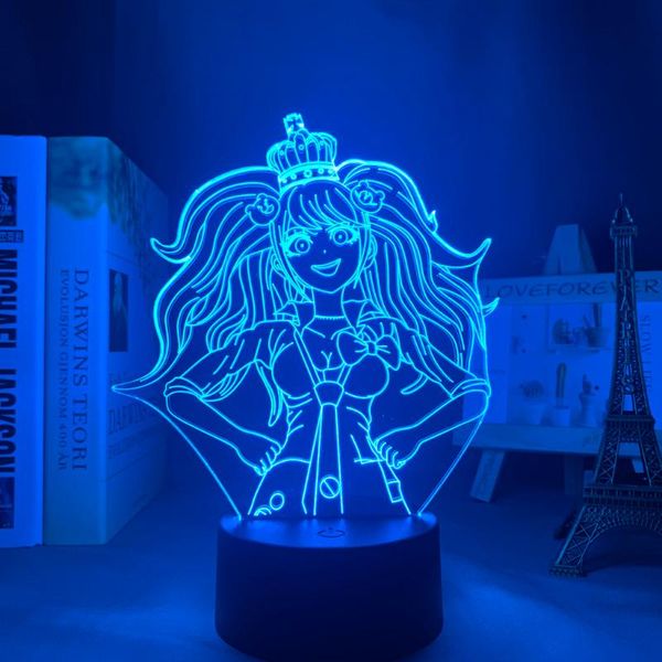 night lights danganronpa led light junko enoshima lamp for room decor kids child gift acrylic table 3d 
night lights danganronpa led light junko enoshima lamp for room decor kids child gift acrylic table 3d