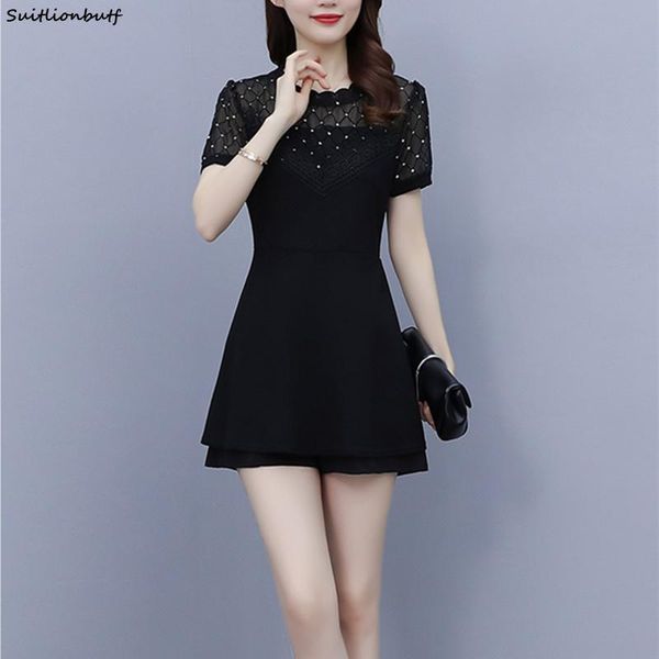 women's tracksuits summer women shorts suit plus size sets lace splicing thin waist dresses elastic short pant two piece set 2021 offic, Gray
women's tracksuits summer women shorts suit plus size sets lace splicing thin waist dresses elastic short pant two piece set 2021 offic, Gray