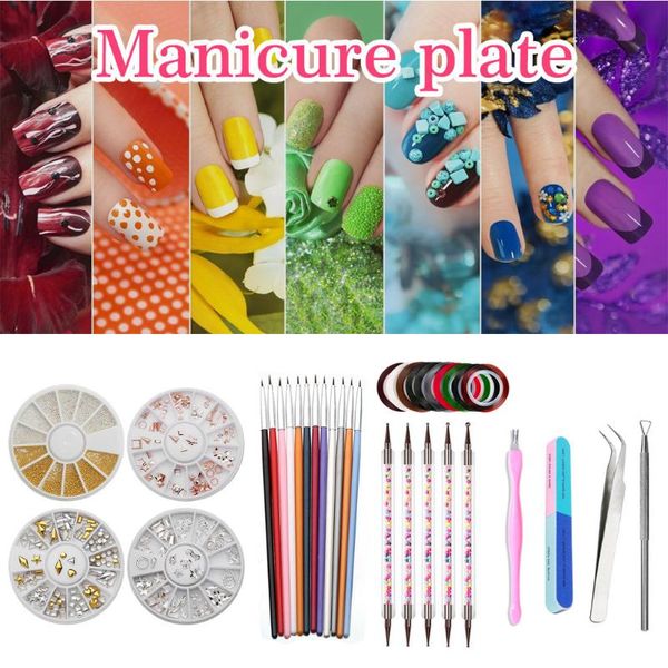 nail art kits 1set manicure tool dotting painting pen acrylic tools set for crystal powder drill #g
nail art kits 1set manicure tool dotting painting pen acrylic tools set for crystal powder drill #g