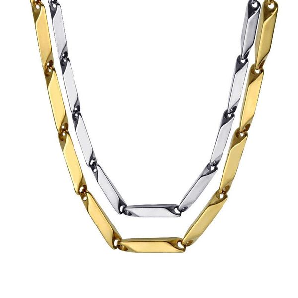 chains necklace mens stainless steel gold jewelry gifts accessories hip hop rock long neck for male, Silver
chains necklace mens stainless steel gold jewelry gifts accessories hip hop rock long neck for male, Silver