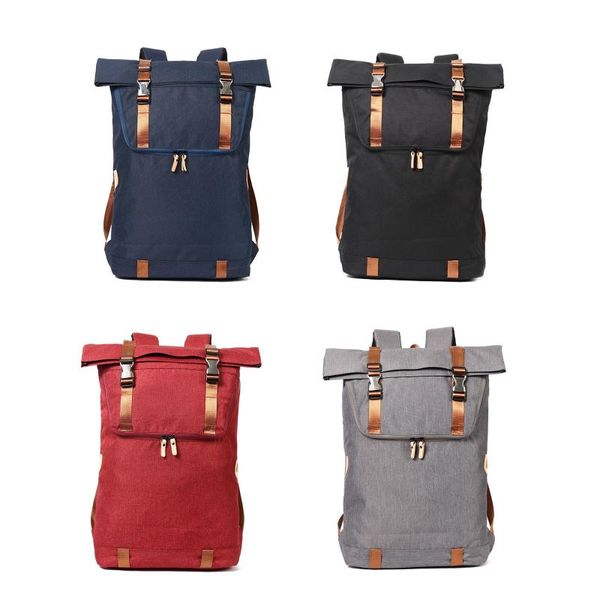 storage bags men solid color camping backpack, large capacity double shoulder straps bag with front pocket
storage bags men solid color camping backpack, large capacity double shoulder straps bag with front pocket