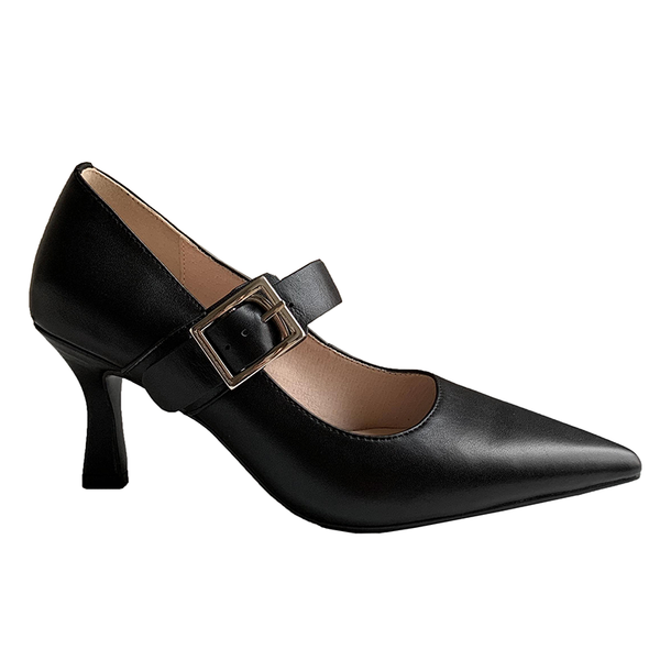dress shoes spring and autumn high-quality cowhide mary jane women's elegant pointed toe stiletto heel party single, Black
dress shoes spring and autumn high-quality cowhide mary jane women's elegant pointed toe stiletto heel party single, Black