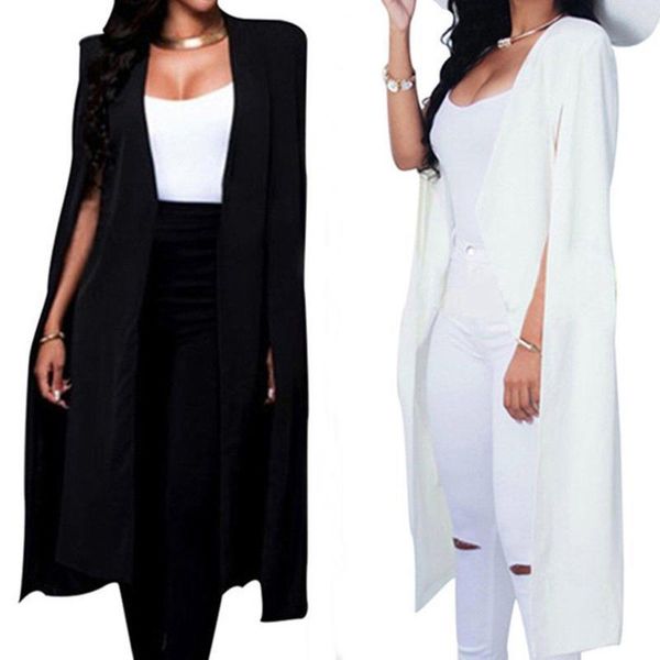 women's leather & faux elegant women vest jacket office work loose long cloak blazer sleeveless lady suit coat cape d90508 gbj5, Black
women's leather & faux elegant women vest jacket office work loose long cloak blazer sleeveless lady suit coat cape d90508 gbj5, Black