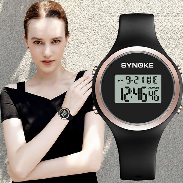 watch women's sports watches 50m waterproof silica gel strap digital electronic girl ladies relogio feminino lp-205 wristwatches, Slivery;brown
watch women's sports watches 50m waterproof silica gel strap digital electronic girl ladies relogio feminino lp-205 wristwatches, Slivery;brown