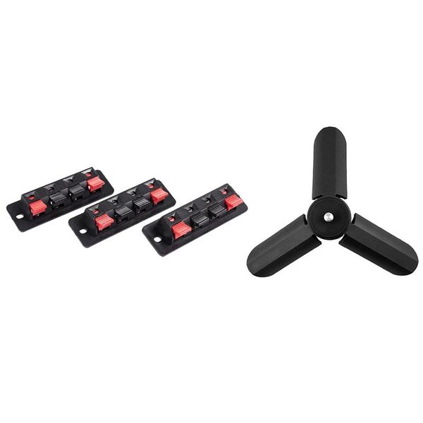 tripods 3pcs 4 pin red and black spring pressure audio connector with mini tripod stand cameras portable folding desktop
tripods 3pcs 4 pin red and black spring pressure audio connector with mini tripod stand cameras portable folding desktop