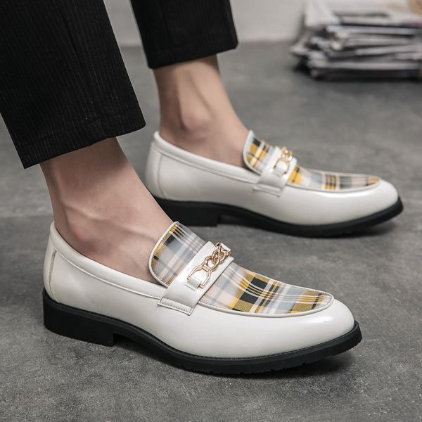 464748 yards foreign trade plus size mens shoes summer new fashion trendy retro leisure slip on pointed leather shoes, Black
464748 yards foreign trade plus size mens shoes summer new fashion trendy retro leisure slip on pointed leather shoes, Black