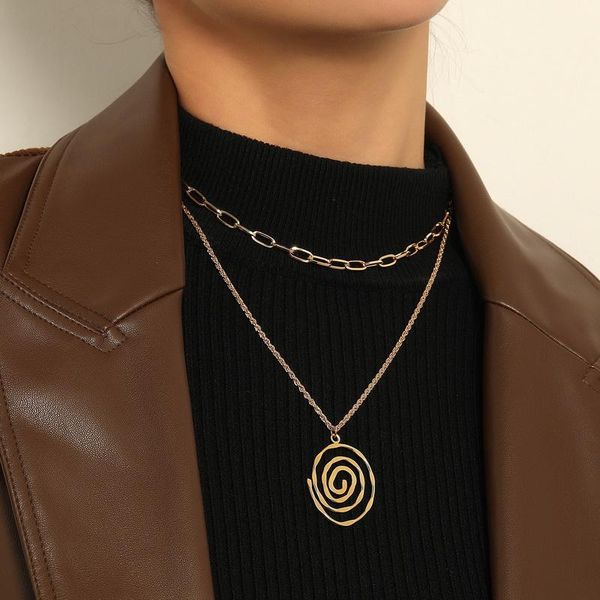 pendant necklaces punk creative spiral lollipop necklace men women hiphop geometric thick chain jewelry collares collier femme, Silver
pendant necklaces punk creative spiral lollipop necklace men women hiphop geometric thick chain jewelry collares collier femme, Silver