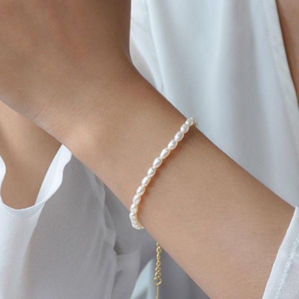 charm bracelets yoxsia high sense natural millet pearl female student simple, Golden;silver
charm bracelets yoxsia high sense natural millet pearl female student simple, Golden;silver