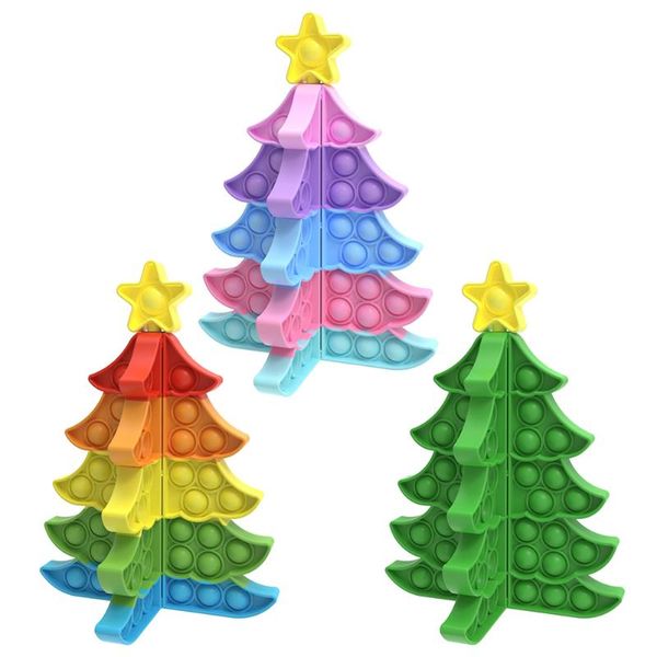 christmas decorations stitchable tree silicone push bubble fingertip decompression toys anti-stress set stress reliever squeeze crafts
christmas decorations stitchable tree silicone push bubble fingertip decompression toys anti-stress set stress reliever squeeze crafts