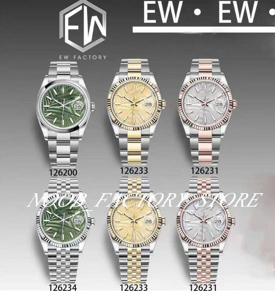 6 style ew factory watch olive green palm leaf pattern dial super quality 36mm 126200 cal. 3235 movement automatic diving swimming mens watc, Slivery;black
6 style ew factory watch olive green palm leaf pattern dial super quality 36mm 126200 cal. 3235 movement automatic diving swimming mens watc, Slivery;black