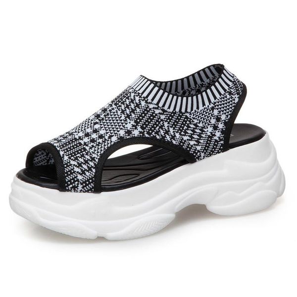 summer platform thick soled shoes women sandals fashion ankle strap femme ladies slingback sandalias, Black
summer platform thick soled shoes women sandals fashion ankle strap femme ladies slingback sandalias, Black