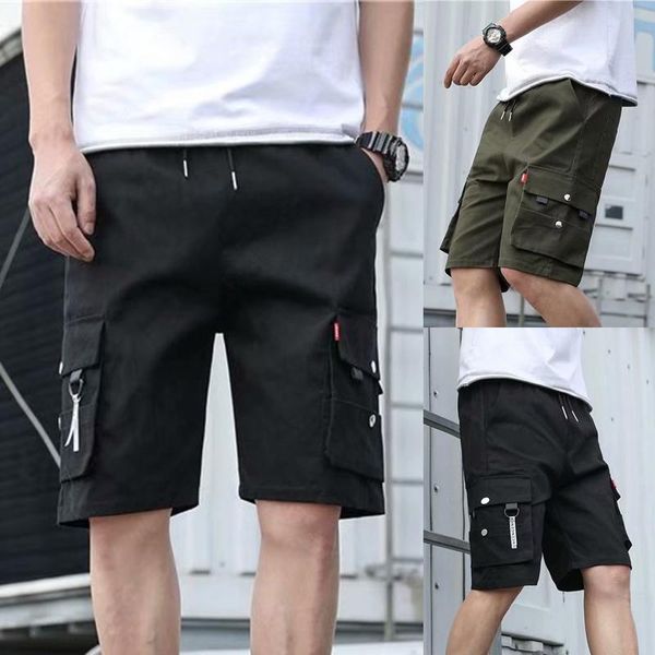 men's shorts big pocket men cargo pants summer fashion loose casual sports korean style baggy straight harajuku women, White;black
men's shorts big pocket men cargo pants summer fashion loose casual sports korean style baggy straight harajuku women, White;black