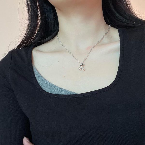 pendant necklaces u-magical high street double layer cherry flower necklace for women fashion metallic chunky chain jewelry, Silver
pendant necklaces u-magical high street double layer cherry flower necklace for women fashion metallic chunky chain jewelry, Silver